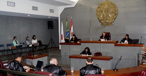 Colegiado da Primeira Câmara ( Foto: Karina Camargos Coutinho)